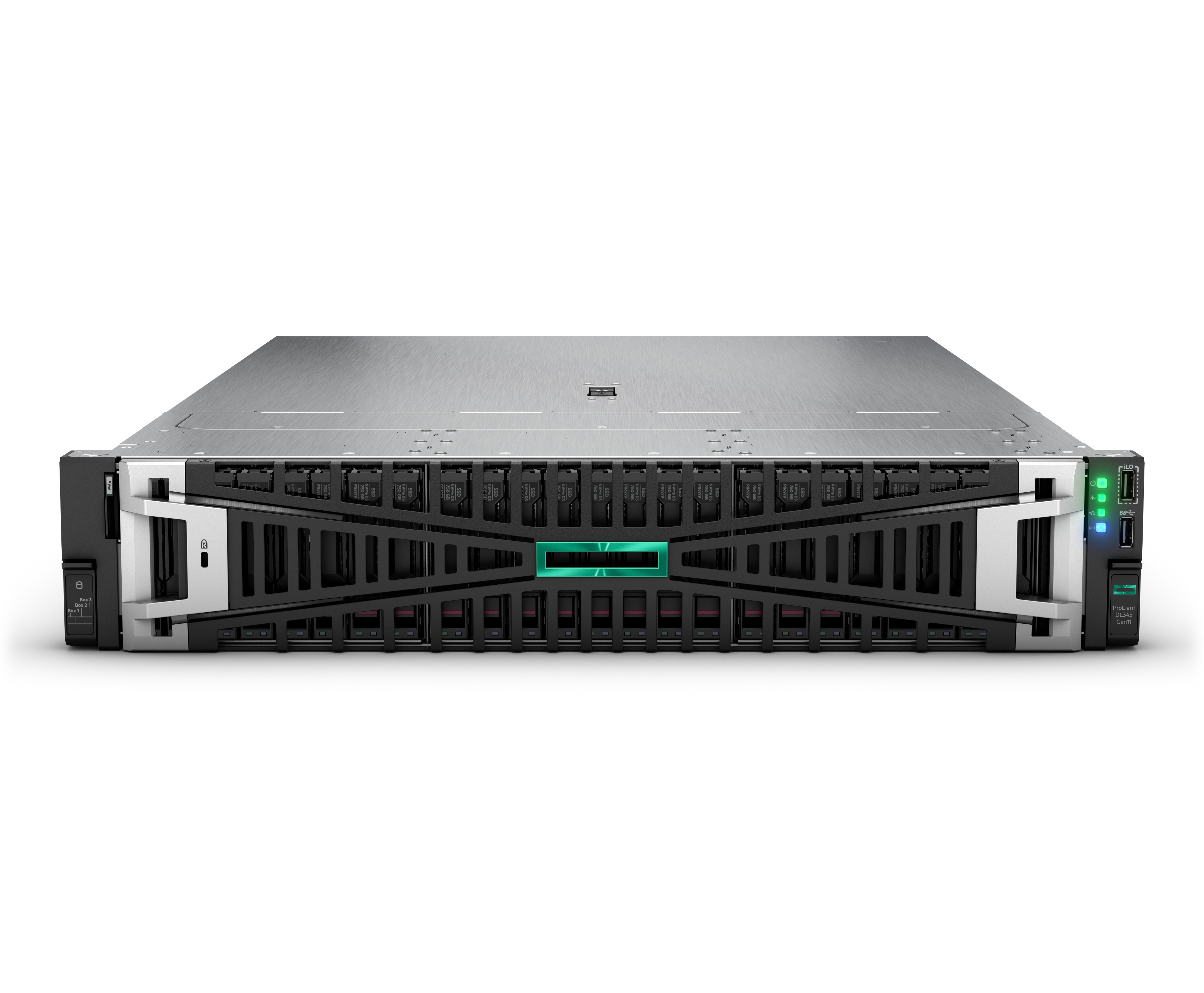 P81839-425 - HPE ProLiant DL345 Gen11 - Server - Rack-Montage - 2U - 1-Weg - 1 x EPYC 9115 / 2.6 GHz - RAM 64 GB - SATA/SAS/NVMe - Hot-Swap 6.4 cm (2.5")