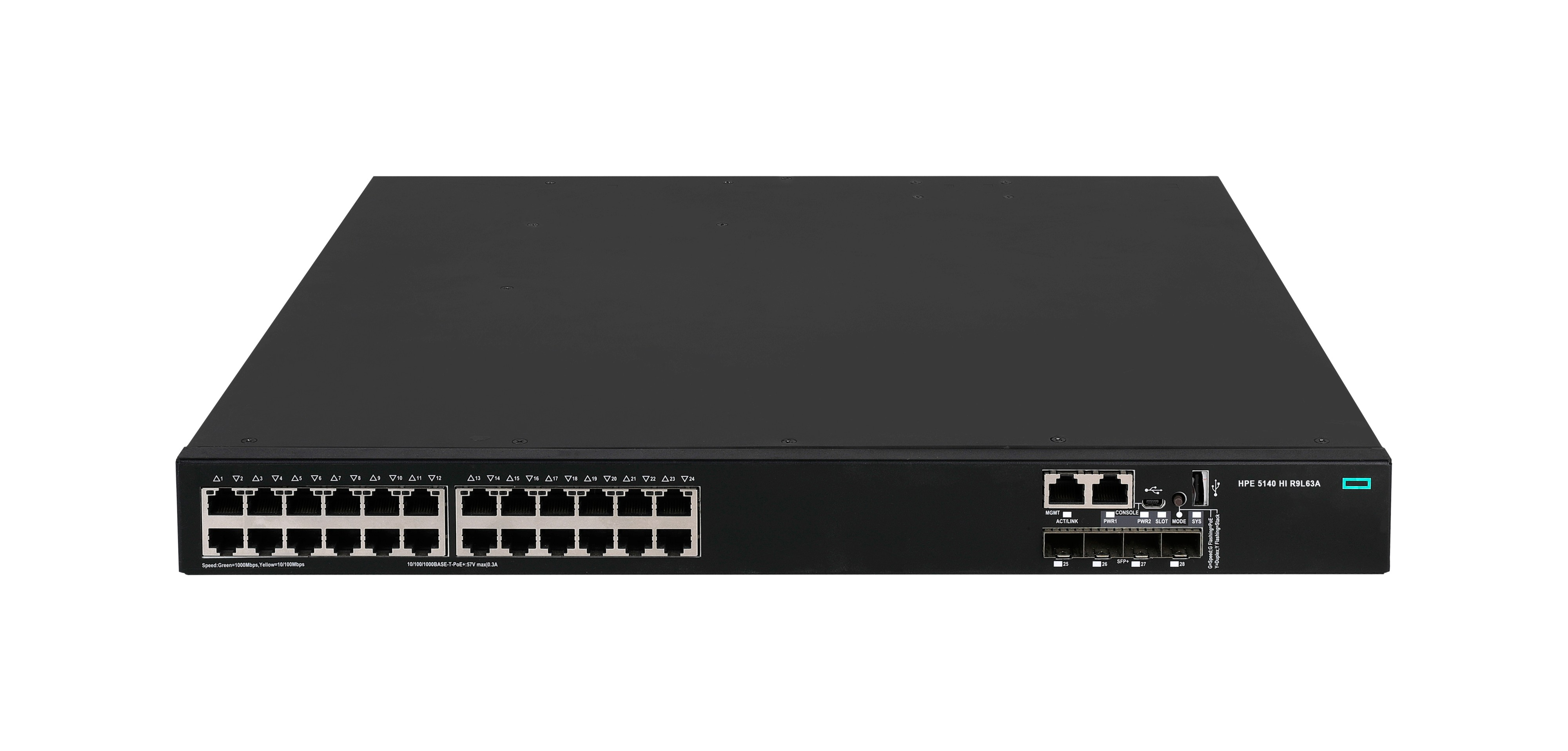 R9L63A - HPE FlexNetwork 5140 HI - Switch - 1 Slot - L3