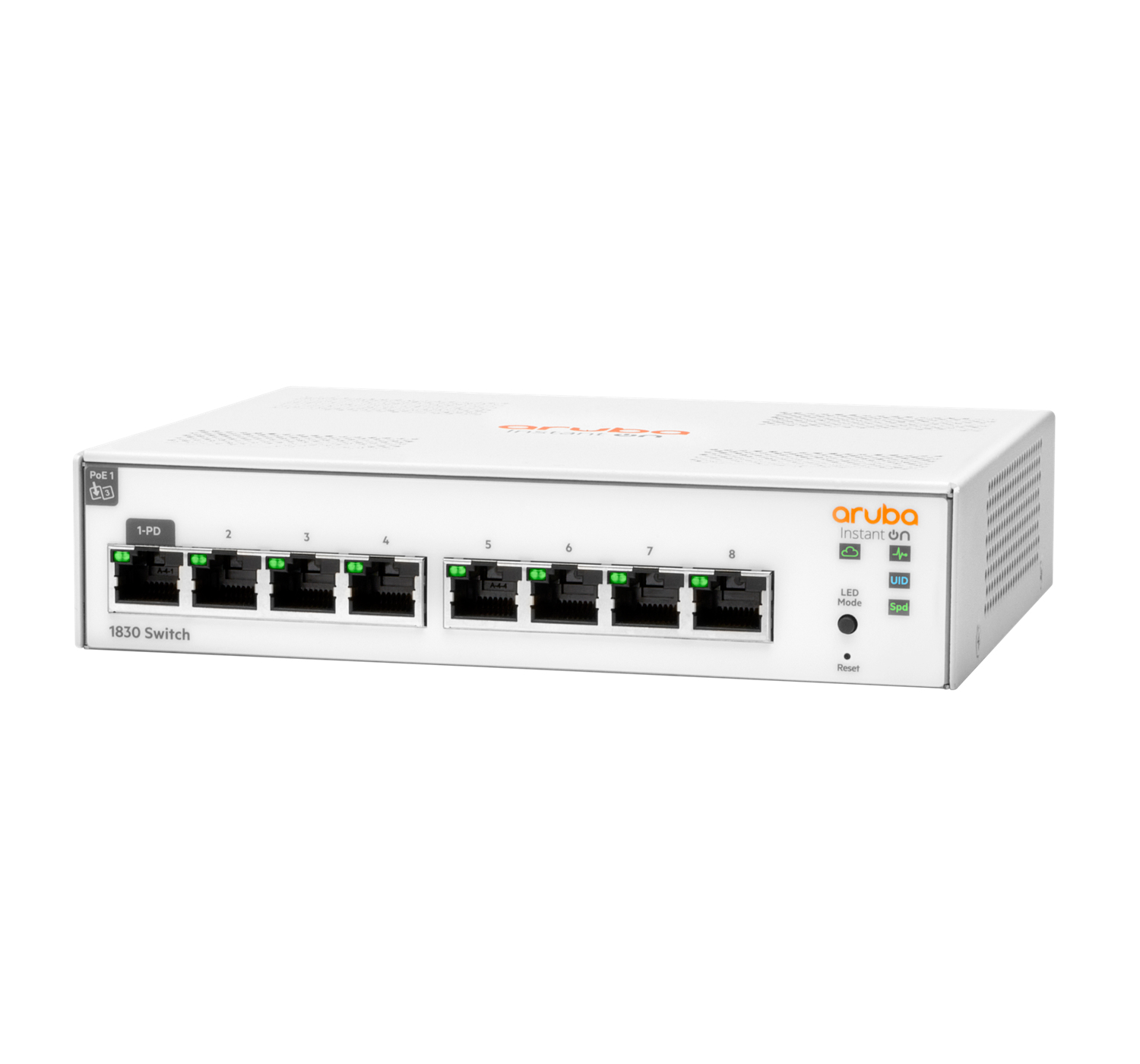 JL810A - Conmutador HPE Aruba Instant On 1830 - 8 puertos