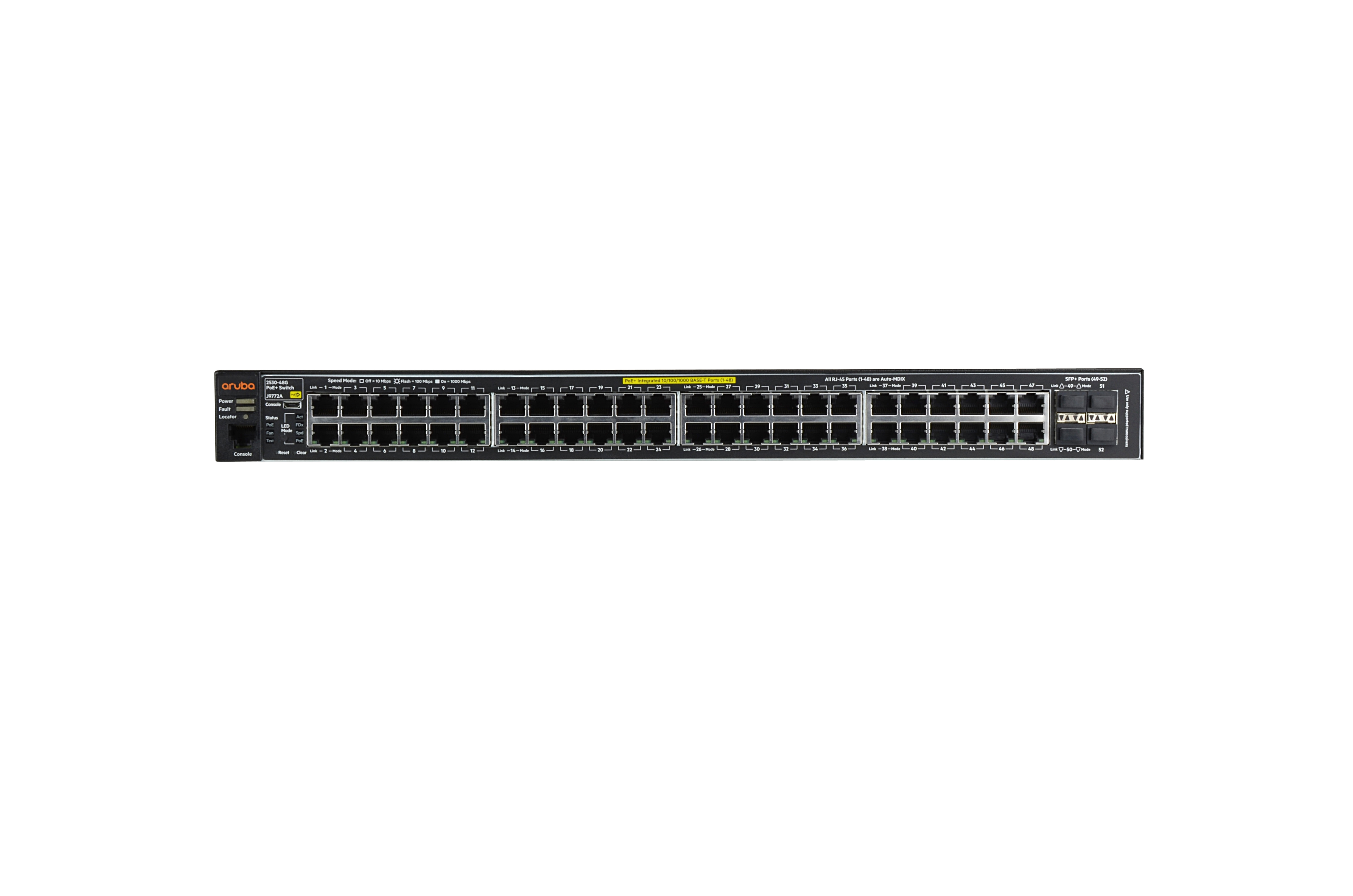 J9772A - Switch HPE Aruba 2530 - 48 puertos - Gestionado de capa 2 - PoE+
