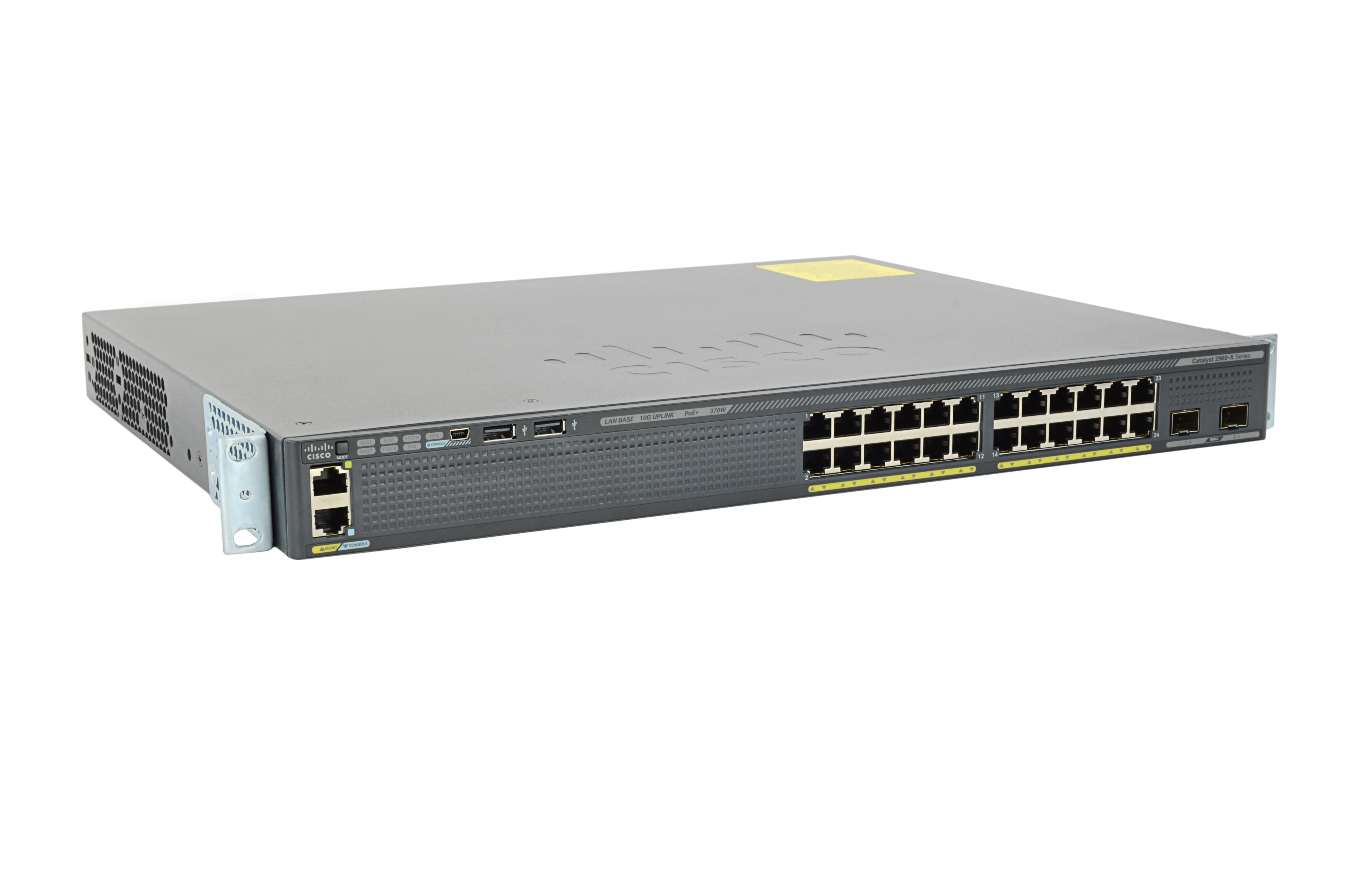 WS-C2960X-24PD-L - Cisco 24-Port PoE+ Gigabit Managed Switch