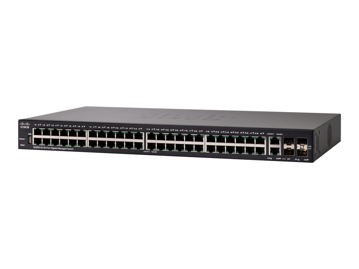 SG350-52-K9 - Cisco Switch - L3 - managed - 48 x 10/100/1000