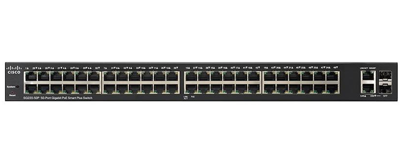 SG220-50-K9-EU - Conmutador Cisco Business 220 - 50 puertos - Gestionado de capa 2