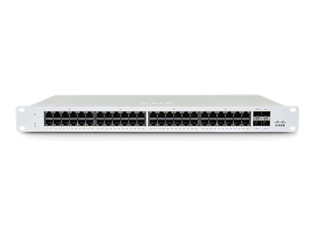 MS130-48X-HW - Cisco Meraki 48-Port Managed Switch, 40 x 10/100/1000Base-T + 8 x 2.5GBase-T + 4 x 10 Gigabit SFP+