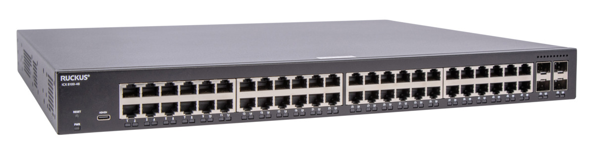 ICX8100-48 - Ruckus Networks ICX8100-48, Managed, Gigabit Ethernet (10/100/1000), Rack-Einbau, 1U