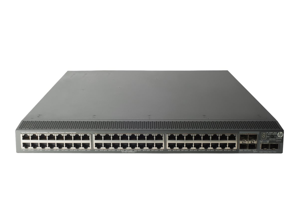 JG225B - HPE 5800AF-48G - Switch - L3 - managed - 48 x 10/100/1000 + 6 x Gigabit SFP / 10 Gigabit SFP+