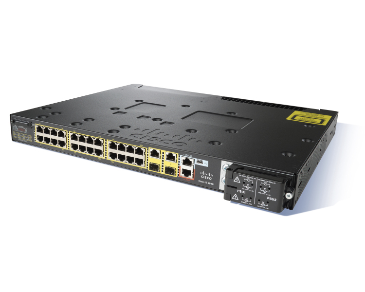 IE-3010-24TC - Cisco Industrial Ethernet 3010 Series Switch, Layer 2, 24 ports, 2 Gigabit SFP slots
