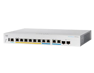 CBS350-8MP-2X - Cisco CBS350, Managed, L3, 2.5G Ethernet (100/1000/2500), Power over Ethernet (PoE), Rack-Einbau, 1U