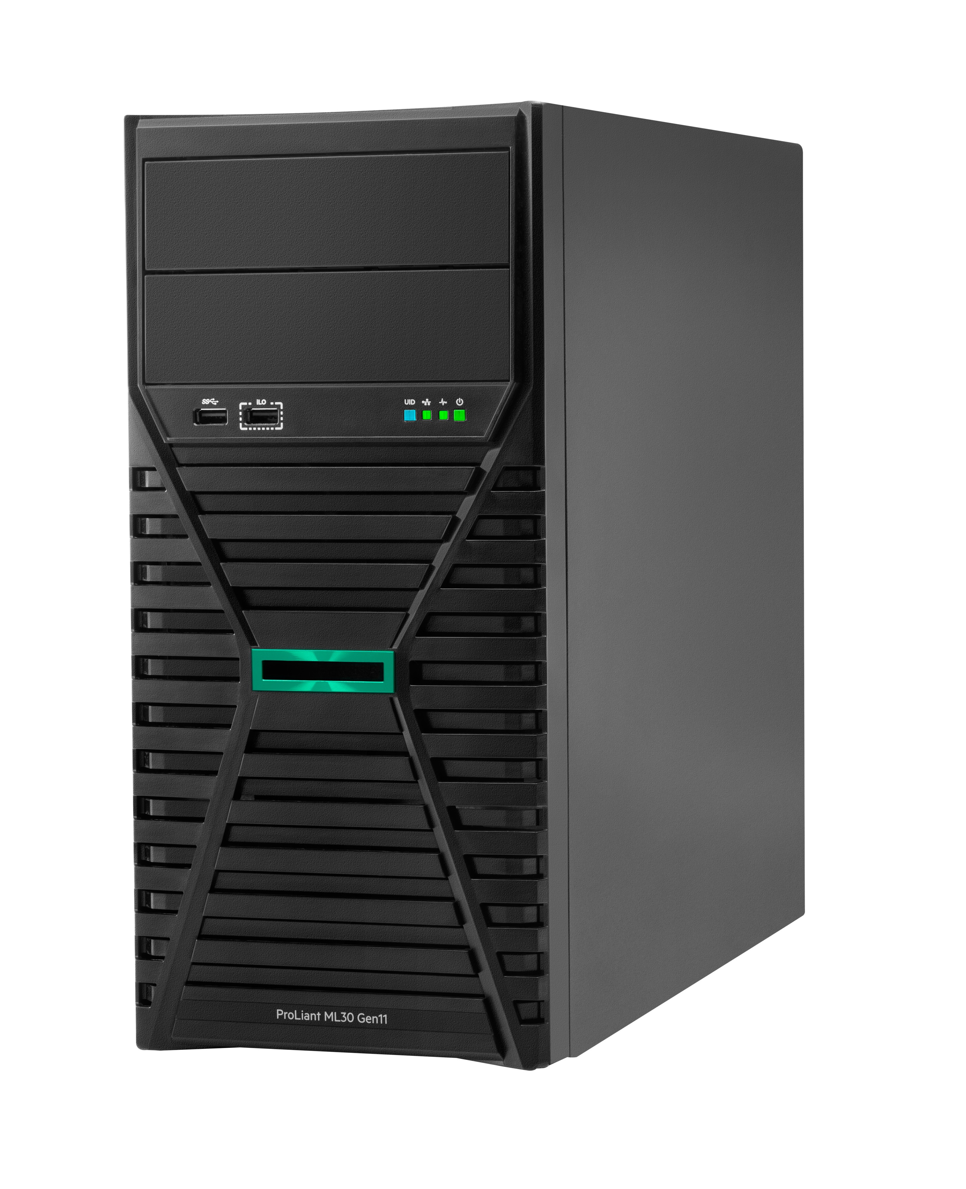 P65096-421 - HPE ProLiant ML30 Gen11 Performance - Server - Tower - 4U - 1-Weg - 1 x Xeon E-2436 / 2.9 GHz - RAM 16 GB - SATA - Hot-Swap 6.4 cm (2.5")