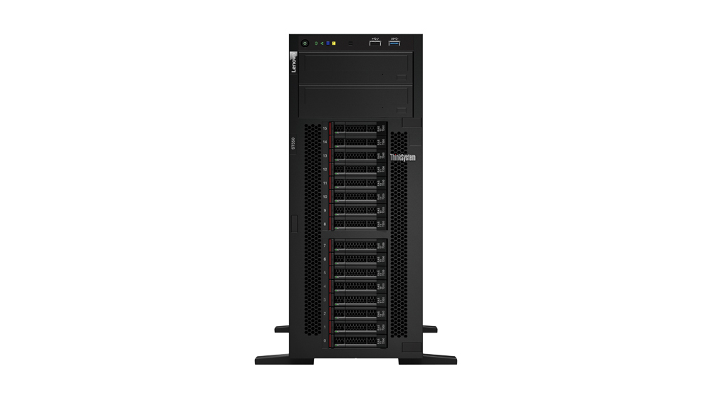 7X10A0D4EA - Lenovo ThinkSystem ST550, 2,4 GHz, 4210R, 16 GB, DDR4-SDRAM, 750 W, Rack (4U)