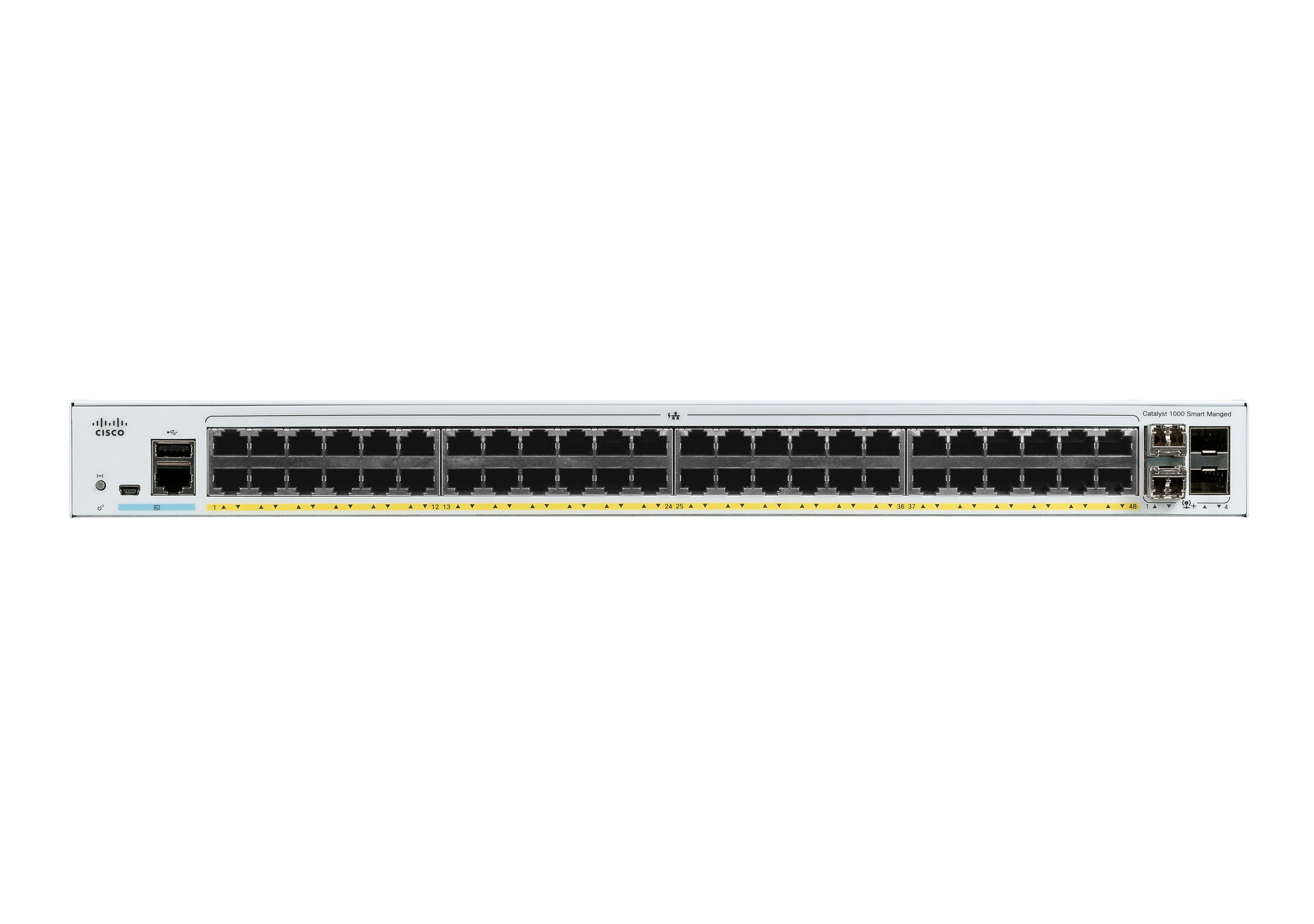 C1000-48T-4X-L - Conmutador Cisco Catalyst 1000 - 48 puertos - Gestionado de capa 2
