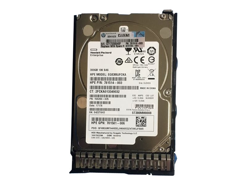 872735-001 - HPE Disco duro - 300 GB - 2.5" SFF (6.4 cm