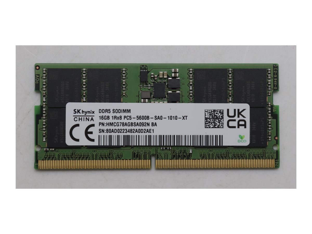 5M30Z71796 - Lenovo SK Hynix - DDR5 - Modul - 16 GB - SO-DIMM 262-Pin