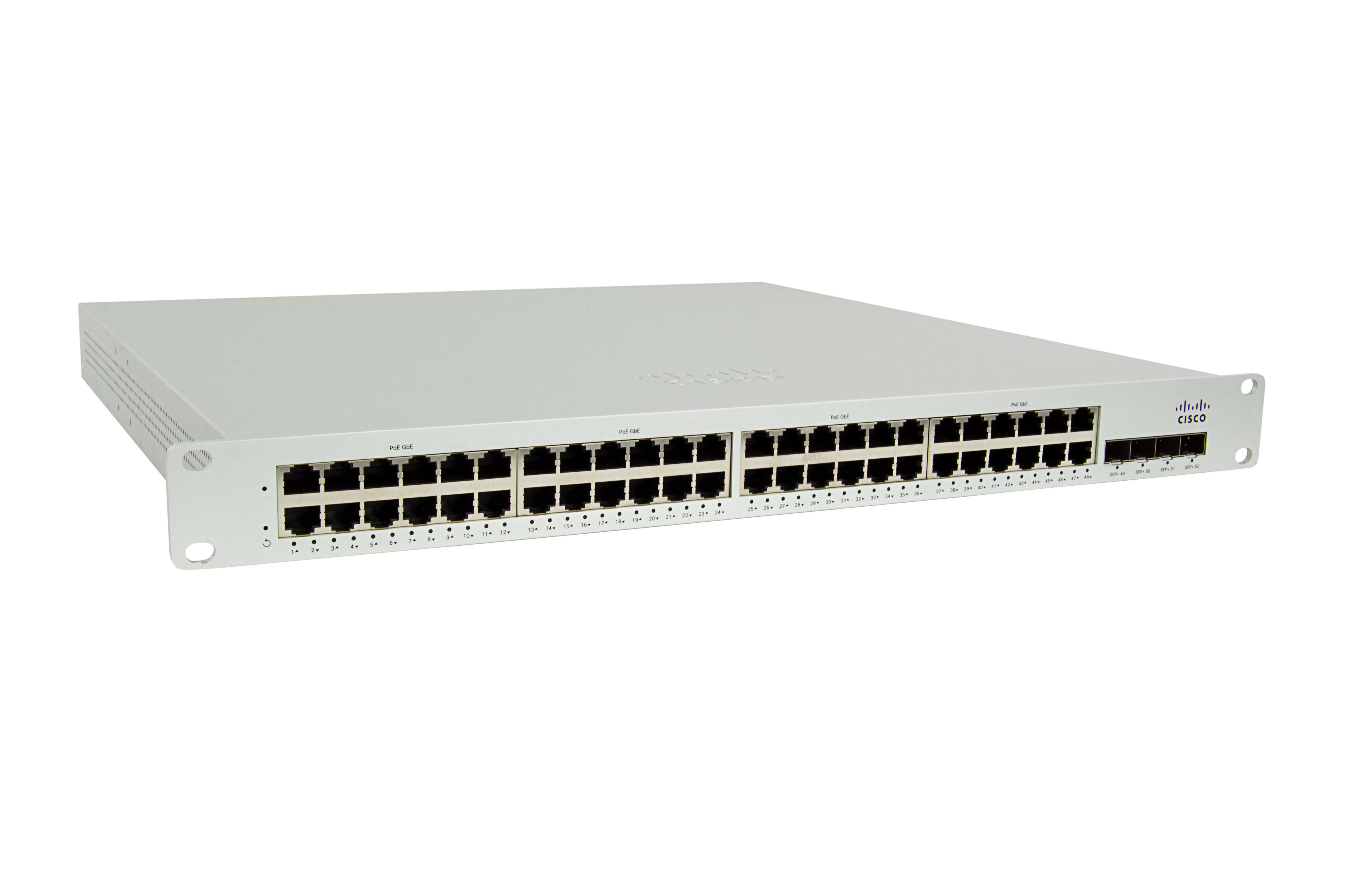 MS250-48LP-HW - Cisco Meraki MS250-48LP, 48 Port PoE+ Switch, L3, 48x 10/100/1000