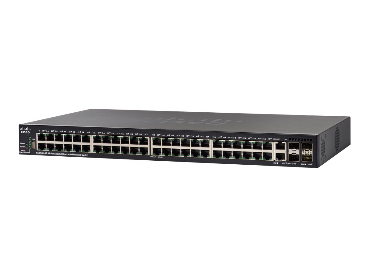 SG350X-48-K9-EU - Commutateur Cisco Business 350 - 48 ports - Géré L2