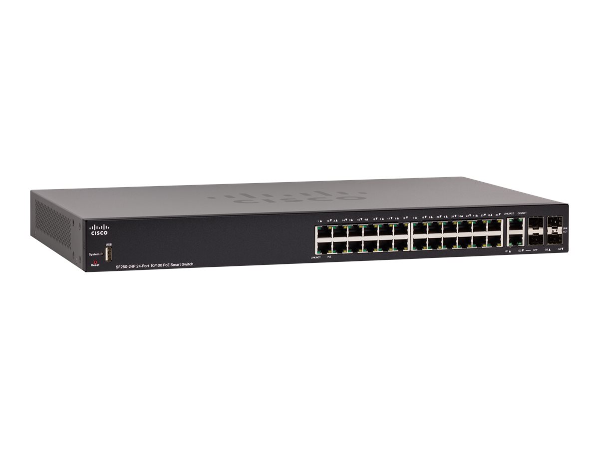SF250-24P-K9-EU - Switch Cisco Business 250 - 24 porte - PoE+