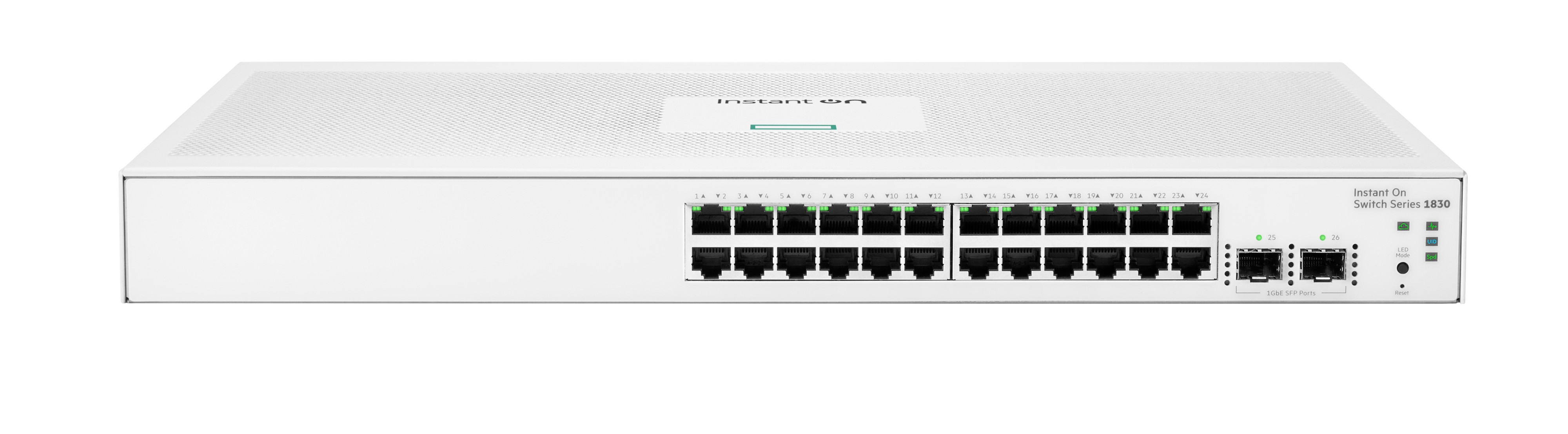JL812A - HPE Instant On 1830 24G 2SFP Switch, Gigabit Ethernet, 2 SFP Uplinks