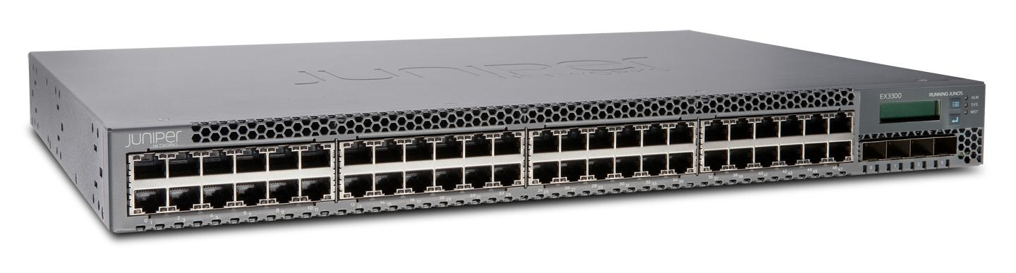 EX3300-48T - Juniper EX 3300 48T - Switch - 24 x 10/100/1000 + 4 x 10 Gigabit Ethernet / 1 Gigabit Ethernet SFP+