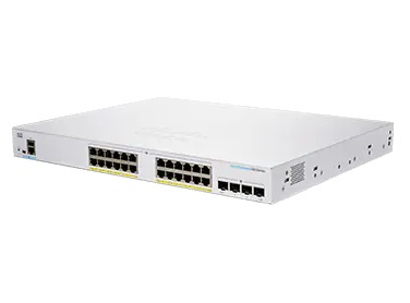 CBS250-24FP-4X - Cisco CBS250-24FP-4X, Managed, L2/L3, Gigabit Ethernet (10/100/1000), Rack-Einbau