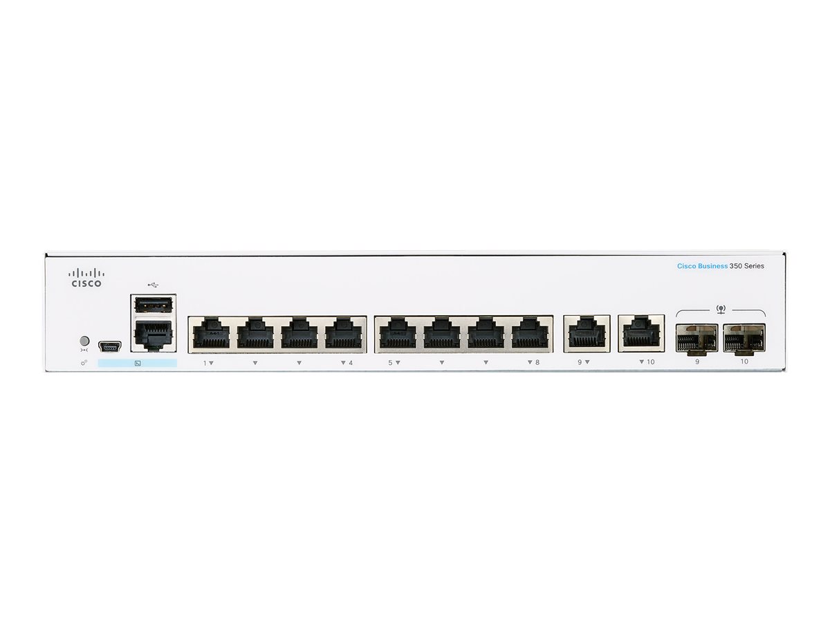 CBS350-8P-2G-EU - Commutateur Cisco Business 350 - 10 ports - Géré L3 - PoE+