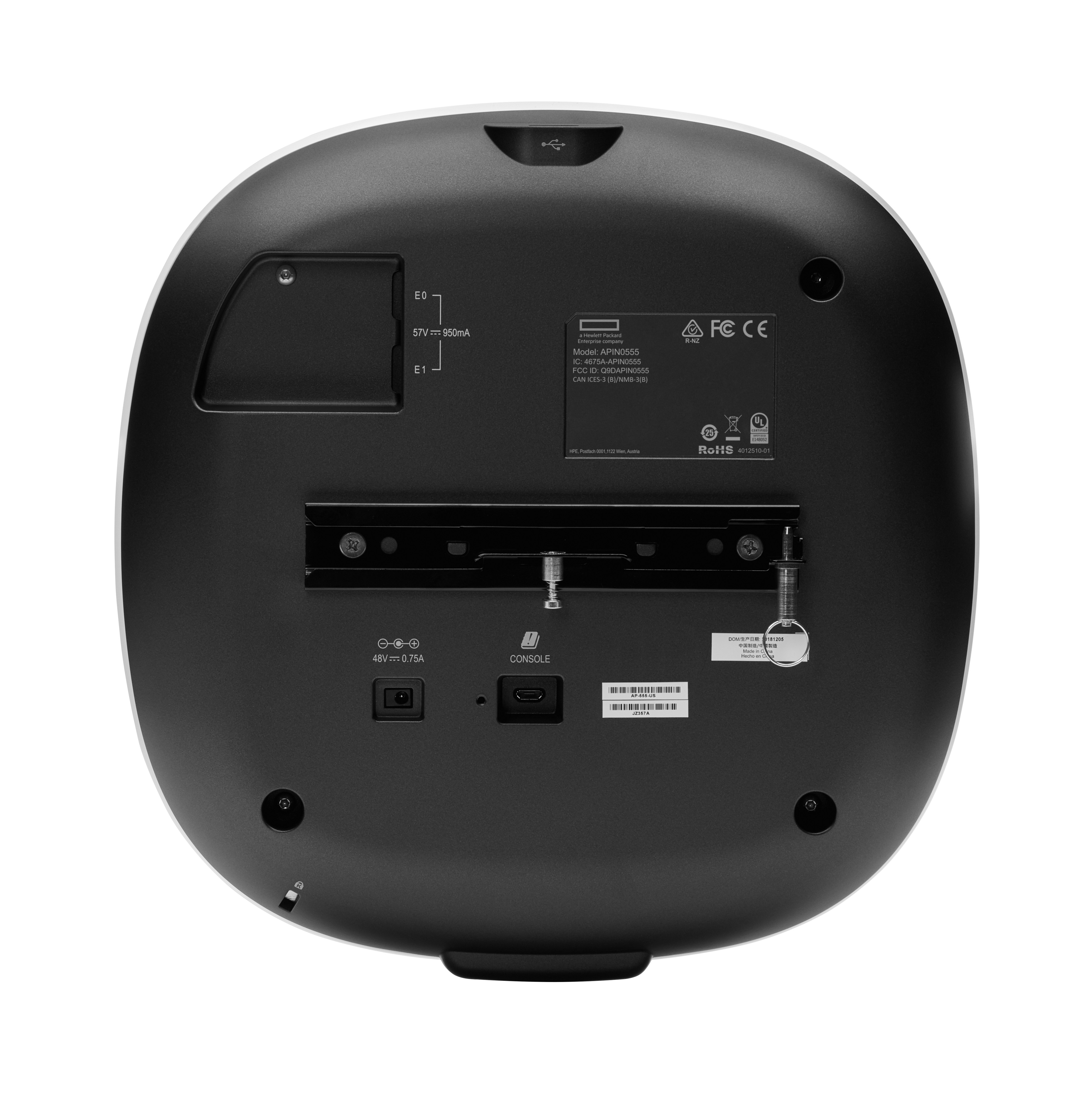 JZ356A - Punto de acceso HPE Aruba AP-550 - Wi-Fi 6 - PoE++ - Para interiores - Antenas internas