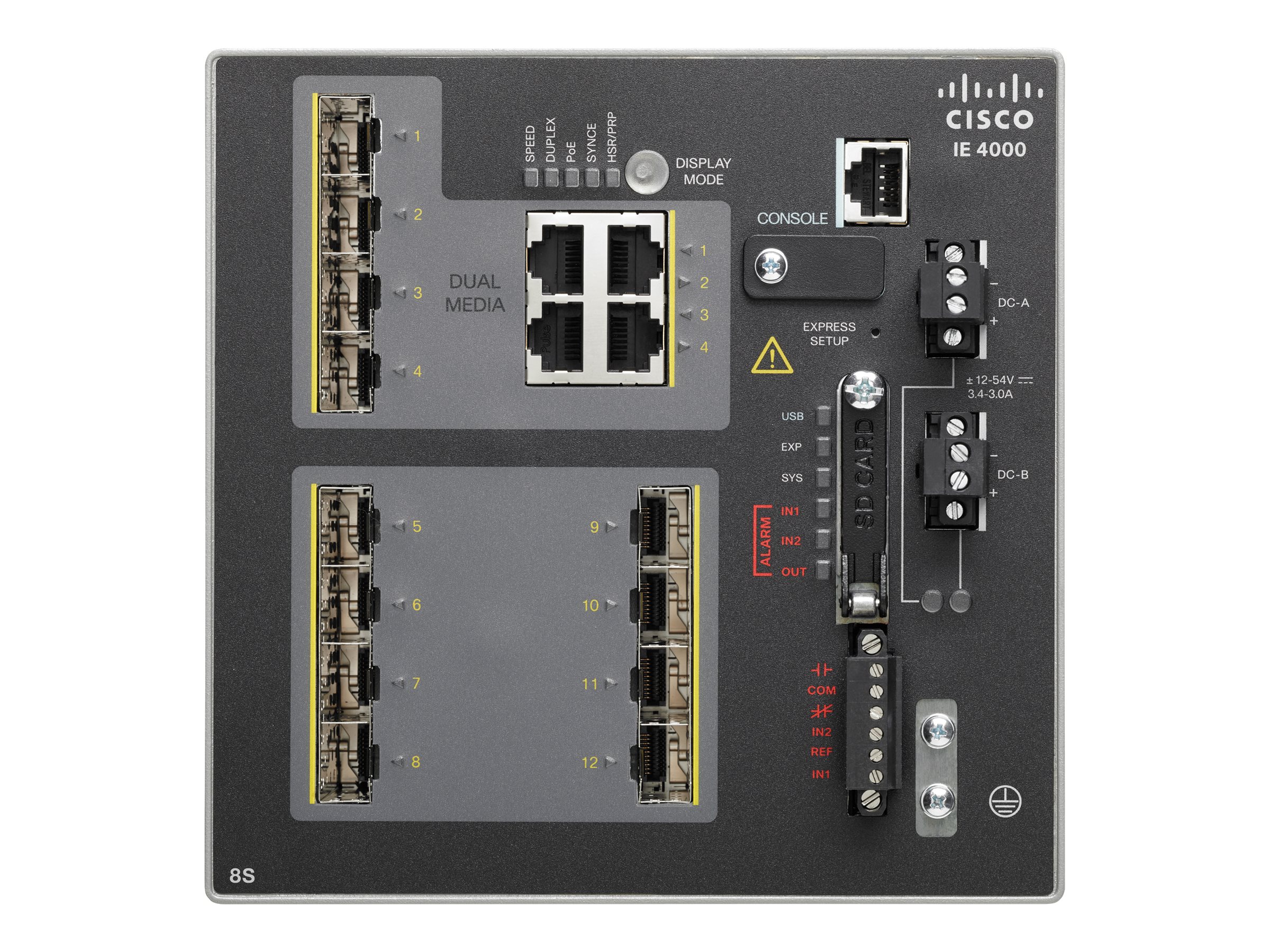 IE-4000-8S4G-E - Conmutador Cisco Industrial Ethernet 4000 - 12 puertos - Gestionado de capa 2