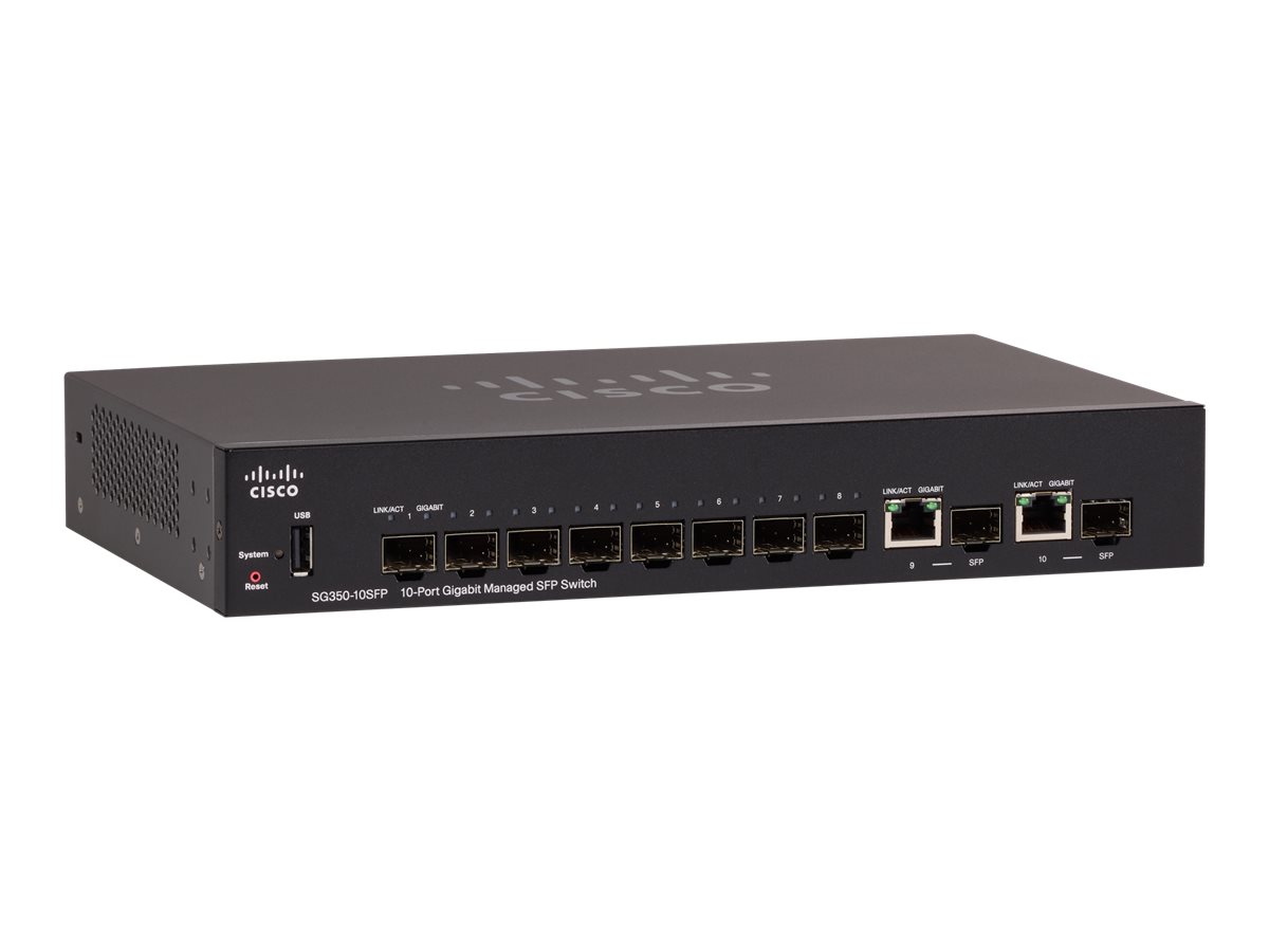 SG350-10SFP-K9 - Cisco Small Business SG350-10SFP - Switch - L3