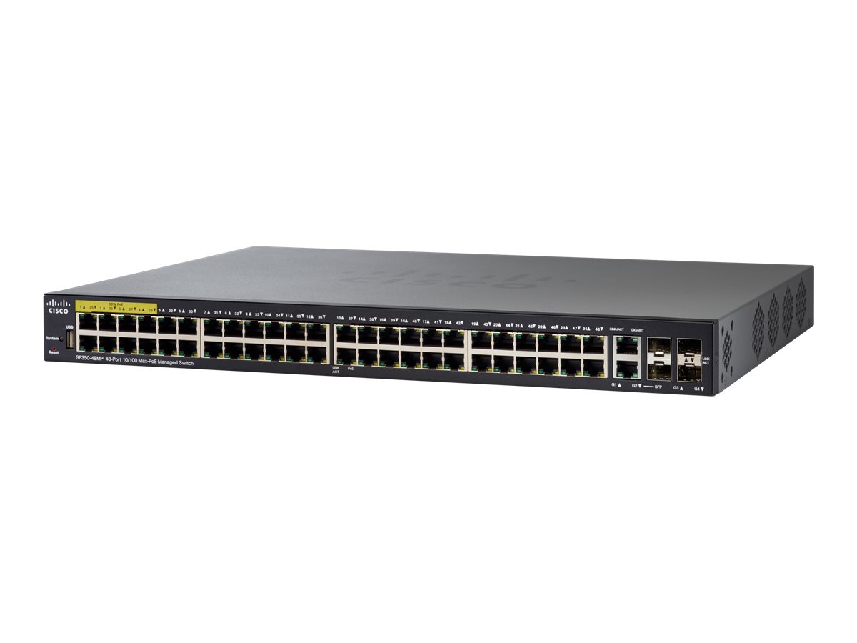 SF350-48MP-K9-EU - Cisco 48-Port 10/100 PoE+ Managed L3 Switch