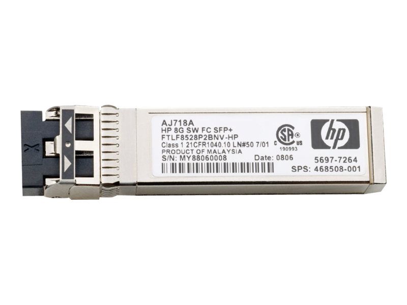 AJ718A – HPE SFP (Mini-GBIC) transceiver module – 8 GB Fibre Channel (SW)