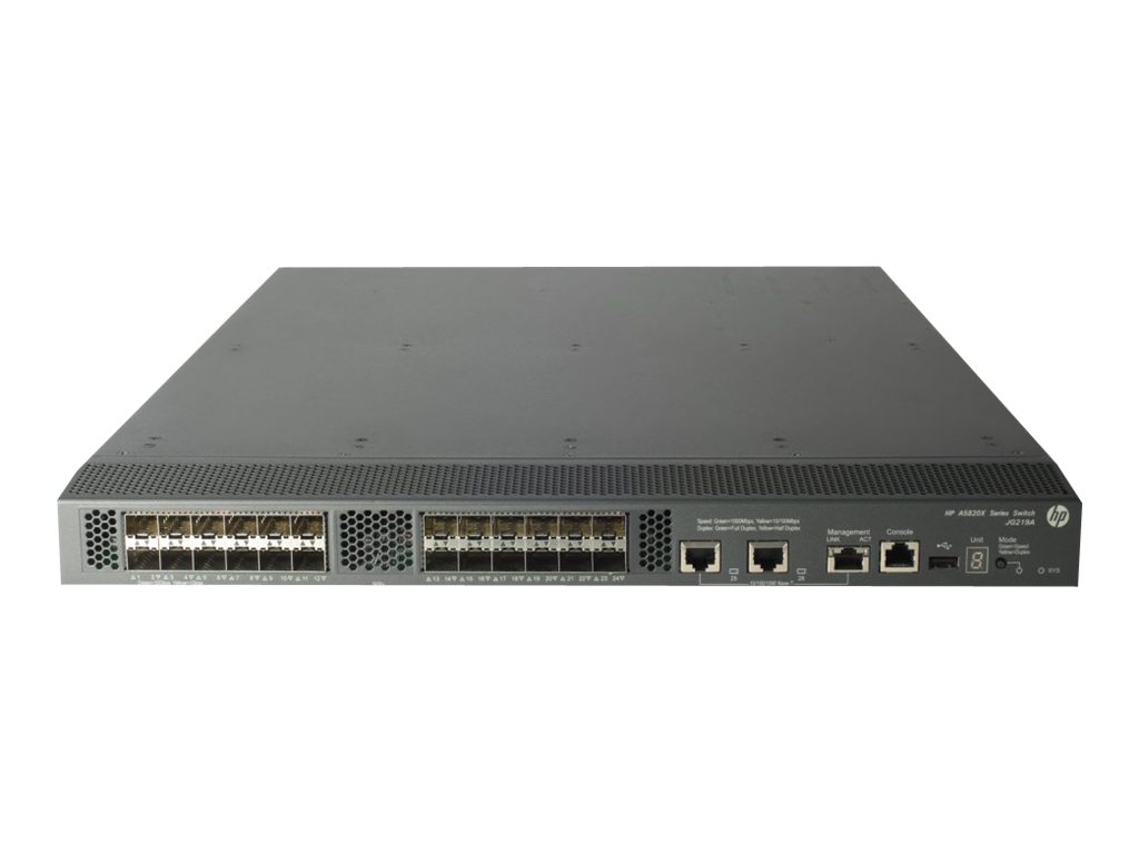 JG219A - HPE 5820AF-24XG - Switch - L3 - managed - 24 x 1 Gigabit / 10 Gigabit SFP+ + 2 x 10/100/1000