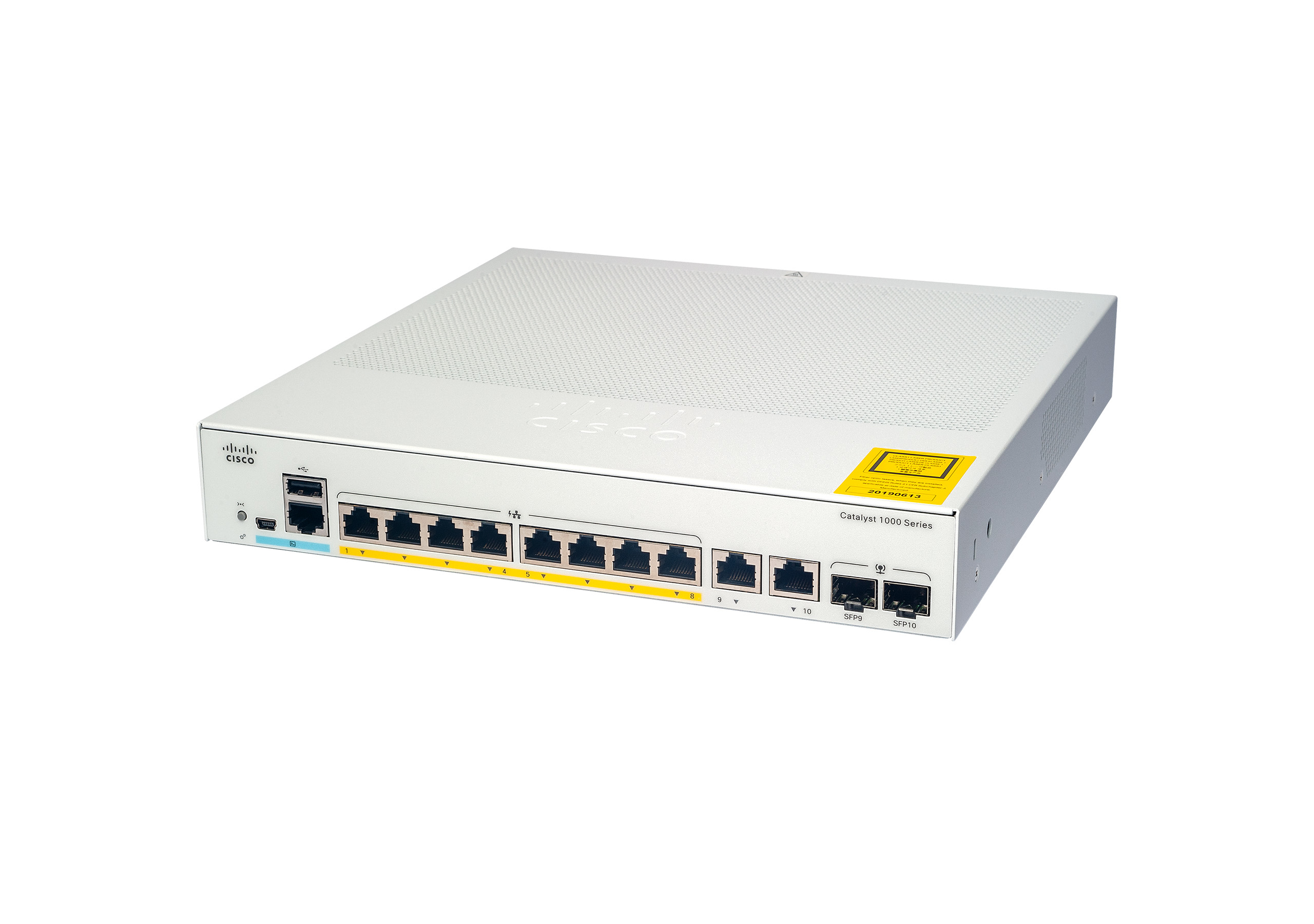 C1000-8T-E-2G-L - Cisco Catalyst 1000-8T-E-2G-L - Switch - managed - 8 x 10/100/1000 + 2 x Combo Gigabit SFP (Uplink)