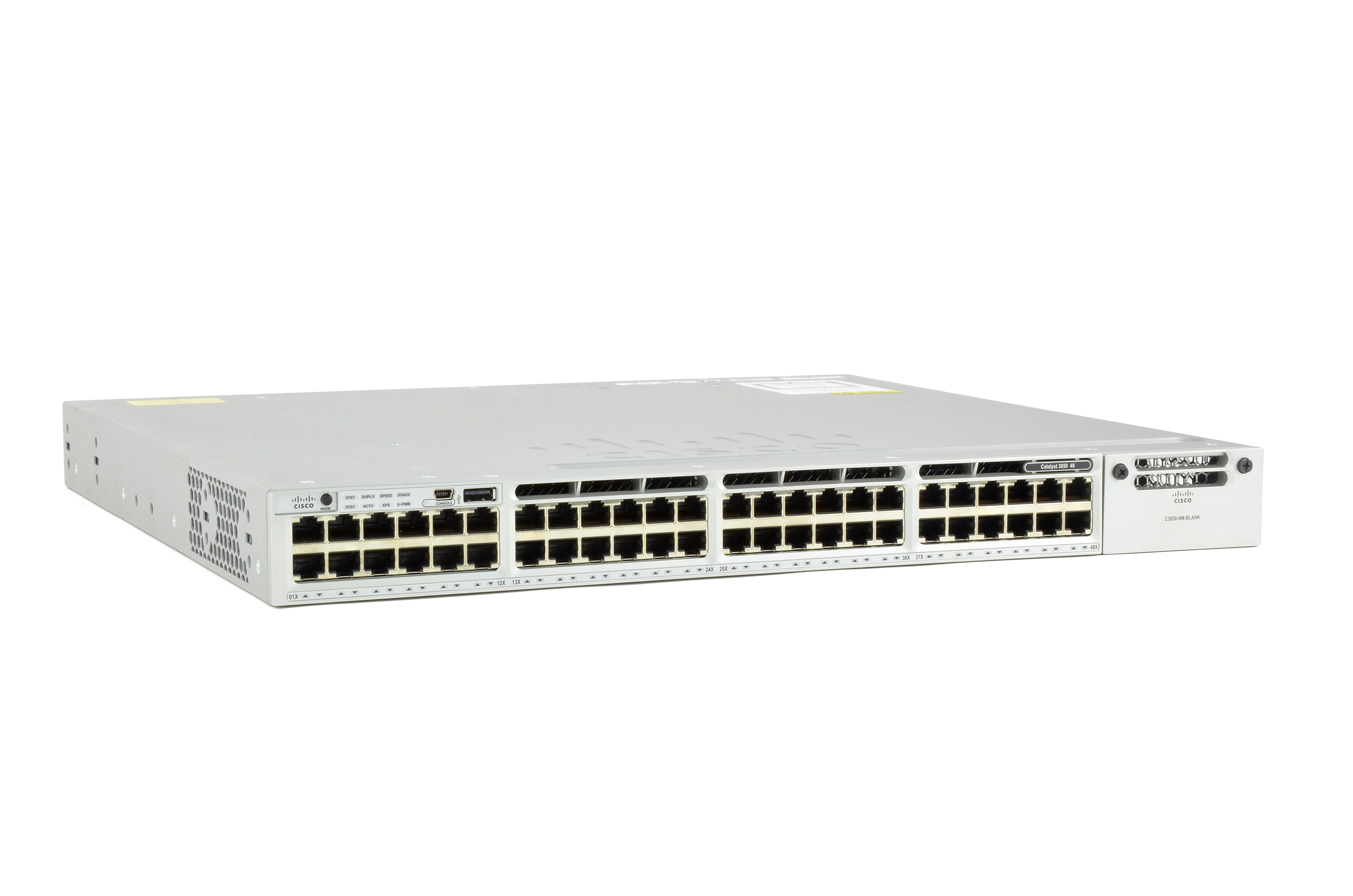 WS-C3850-48XS-E - Cisco Catalyst 3850 Switch, L3, managed