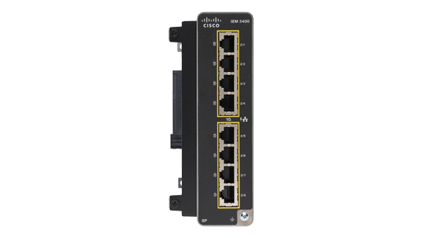 IEM-3400-8P - Conmutador Cisco Industrial Ethernet 3400 - PoE+
