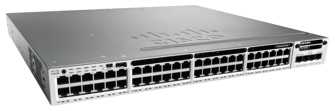 WS-C3850-48P-L - Cisco Catalyst 48-Port PoE+ Managed Switch