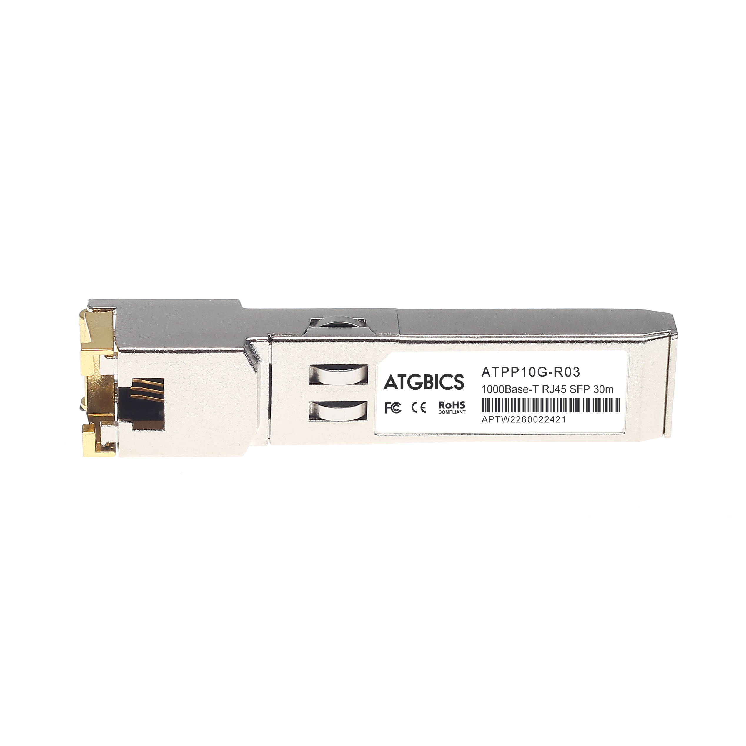 813874-B21-C - HPE ATGBICS 813874-B21-C, copper, 10,000 Mbit/s, SFP+, TX, 30 m, 10 Gigabit Ethernet