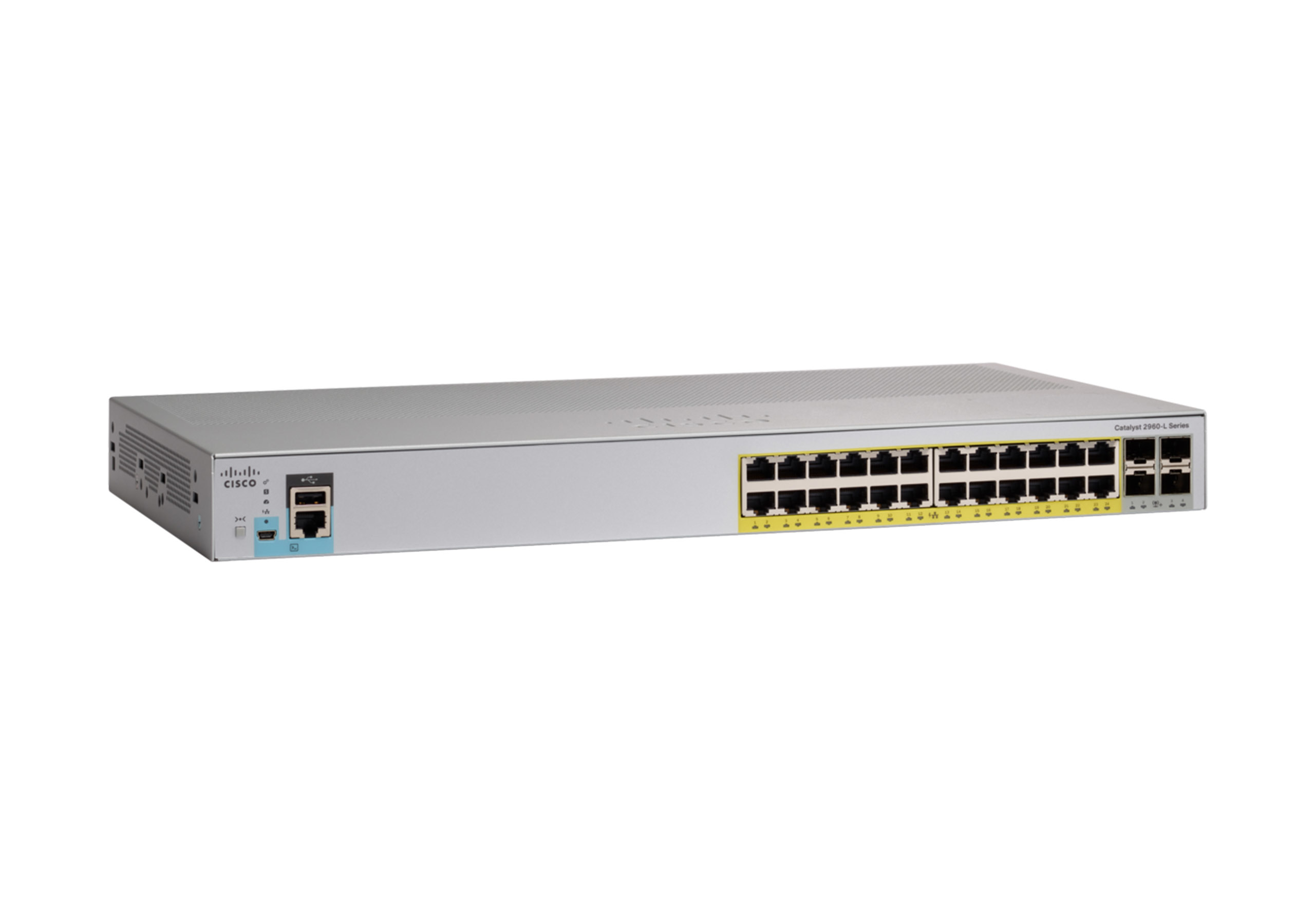 WS-C2960L-24PQ-LL - Conmutador Cisco Catalyst 2960L - 24 puertos - Gestionado L2 - PoE+