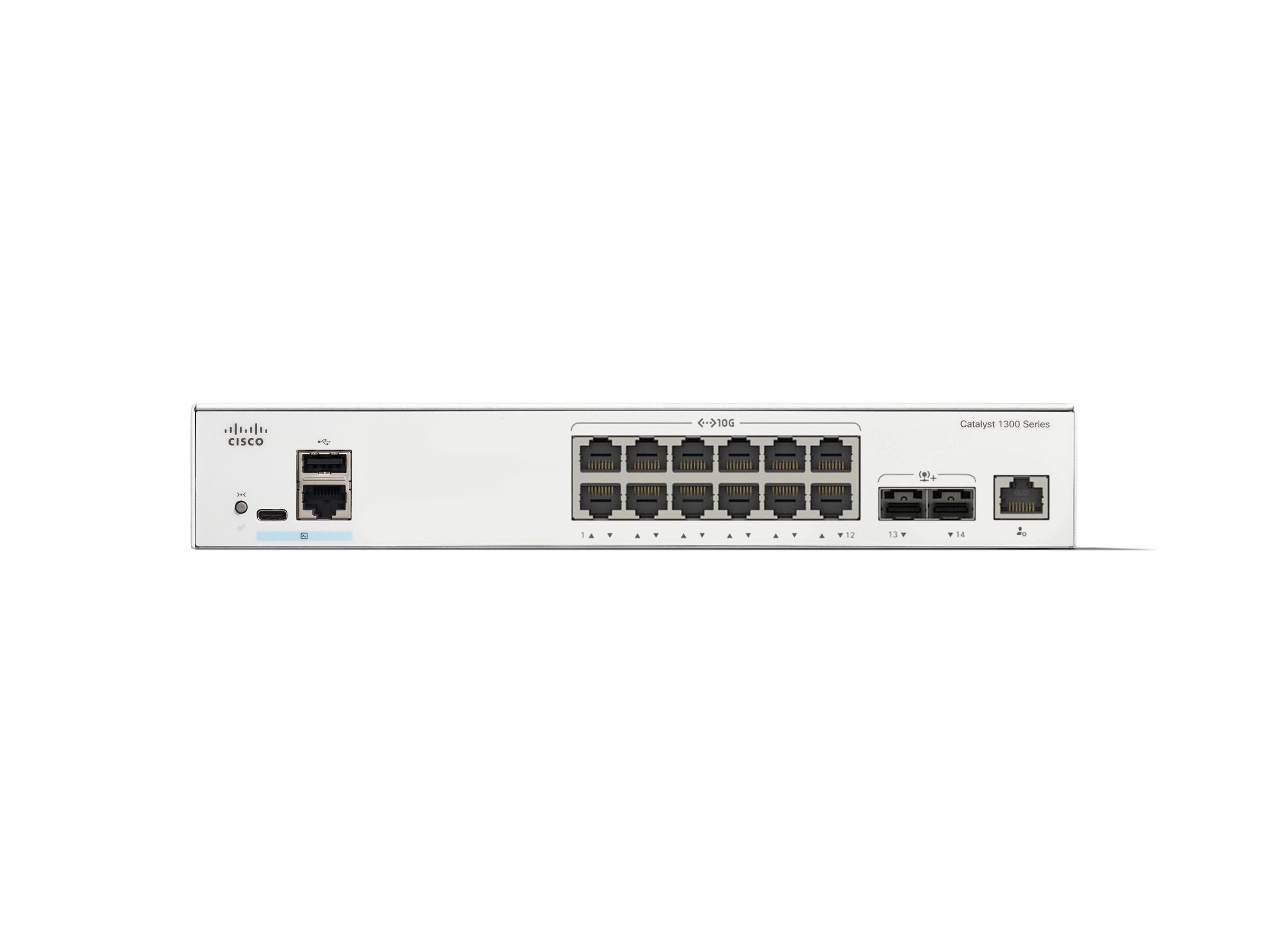 C1300-12XT-2X - Switch Cisco Catalyst 1300 - 12 puertos - Gestionado L3