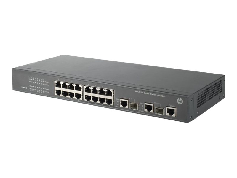 JG222A - HPE 3100-16 v2 SI Switch - Switch - L3 - managed