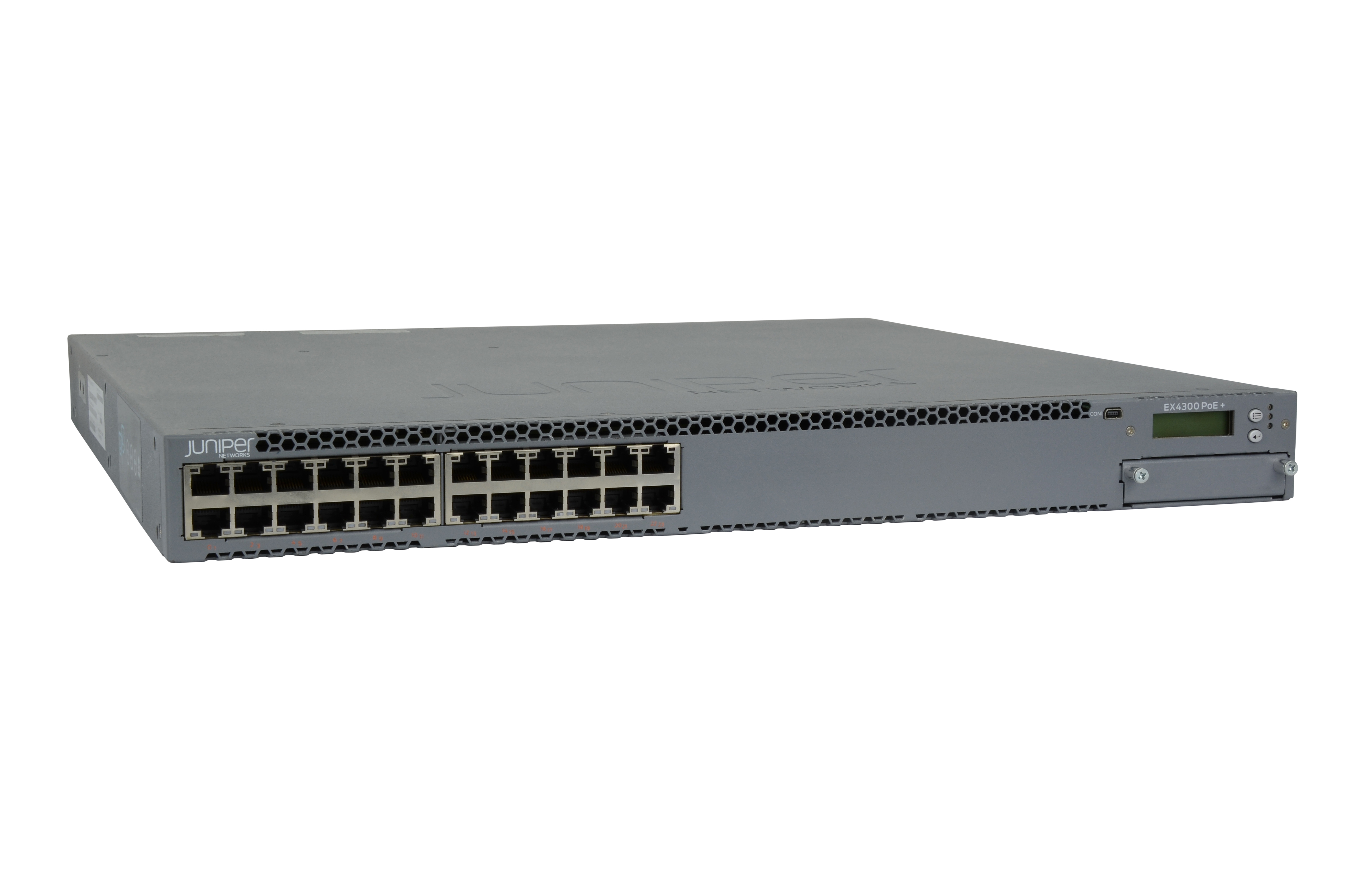 EX4300-24P - Juniper EX Series EX4300-24P - Switch - L3 - managed - 24 x 10/100/1000 (PoE+)