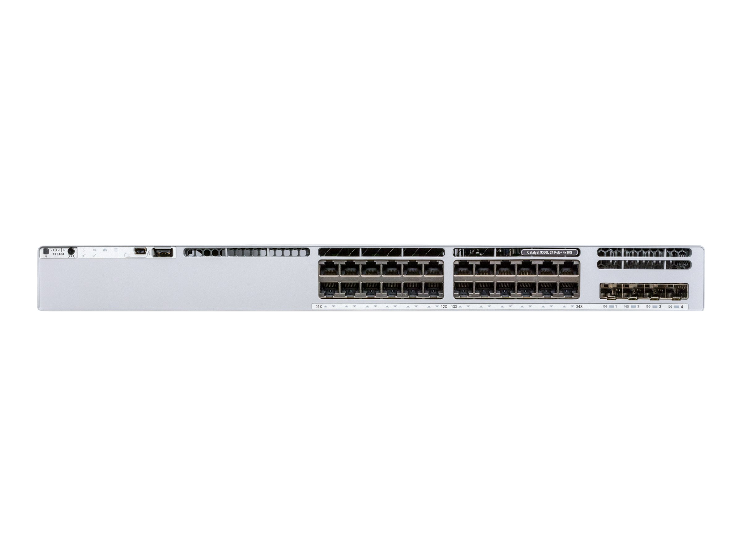 C9300L-24T-4X-M - Cisco Meraki Catalyst 9300L-24P-4X - Switch - L3 - managed - 24 x 10/100/1000 + 4 x 1/10 Gigabit (Uplink)