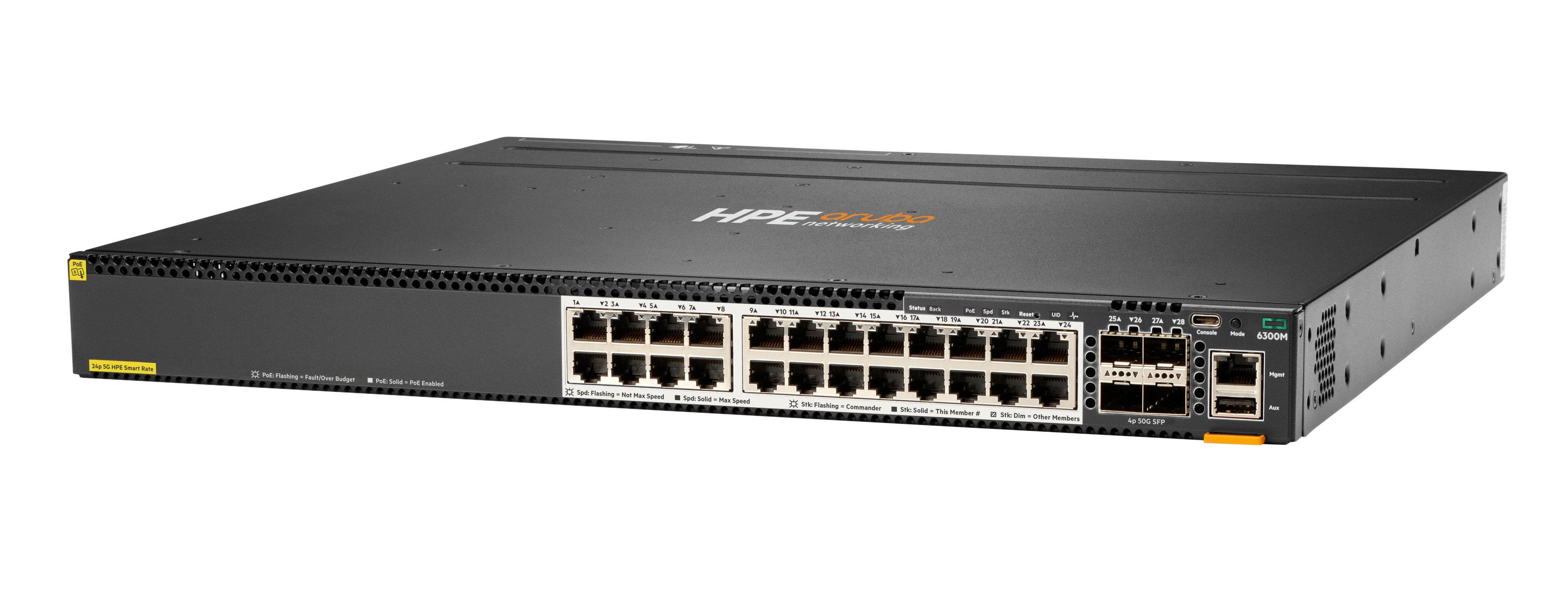JL660A - Conmutador HPE Aruba CX 6300 - 24 puertos - Gestionado L3
