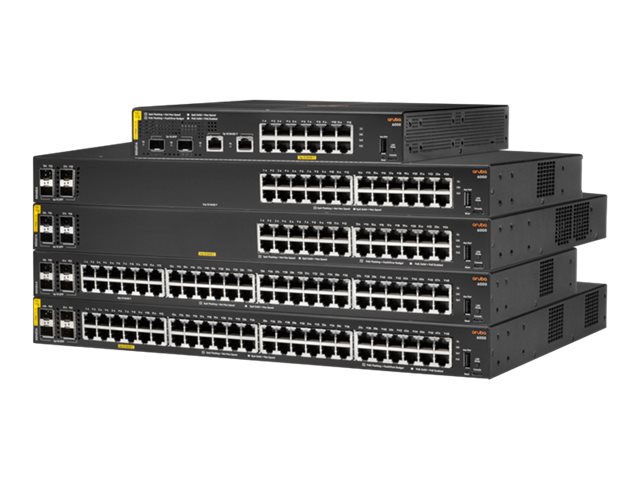 R8N87A - HPE Aruba 6000 24G PoE 4SFP 370W Switch, Managed, 24x 10/100/1000 (PoE+)