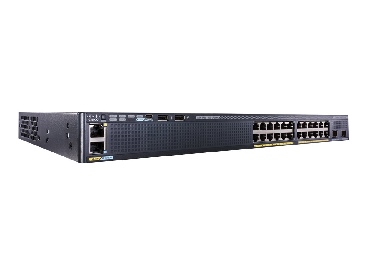 WS-C2960X-24TD-L - Conmutador Cisco Catalyst 2960X - 24 puertos - Gestionado de capa 2