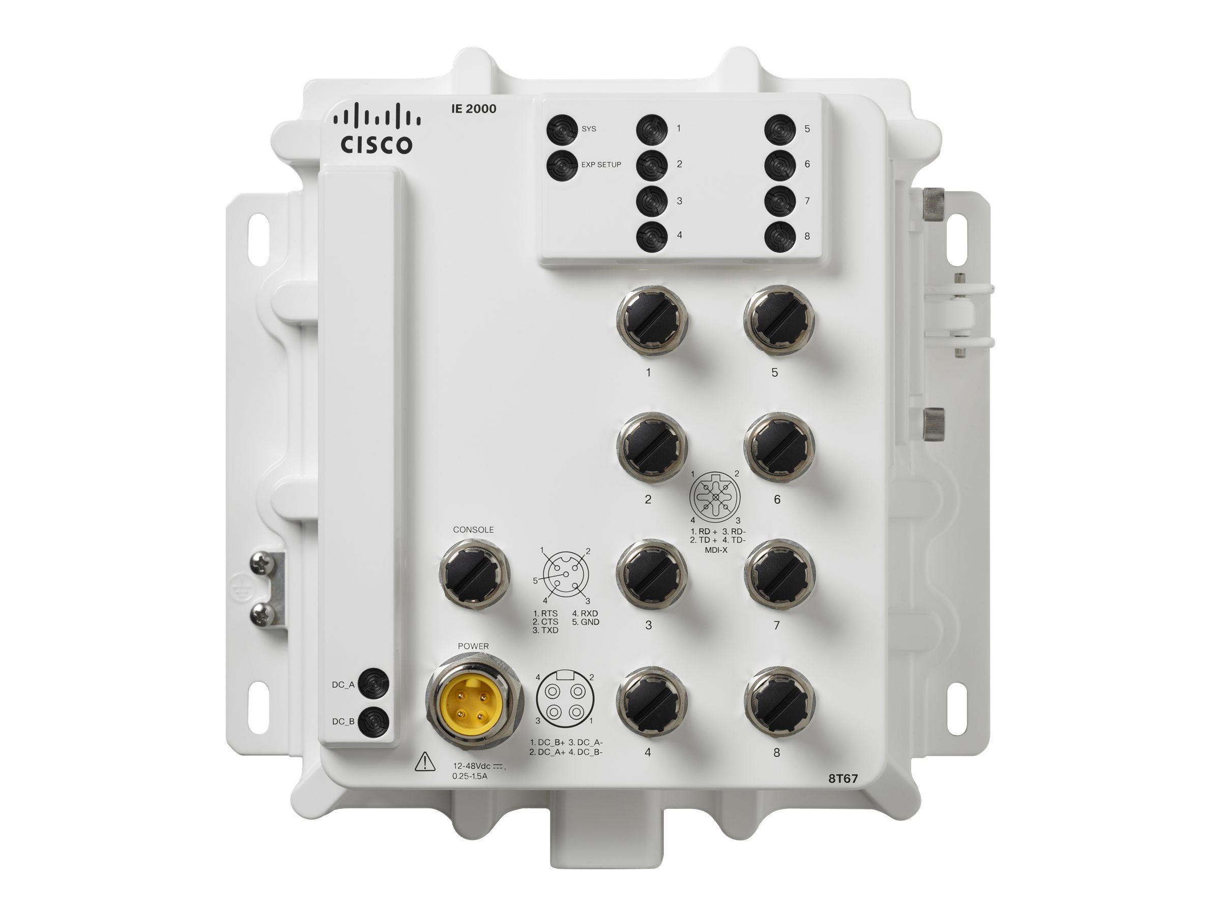 IE-2000-8T67-B - Commutateur Cisco Industrial Ethernet 2000
