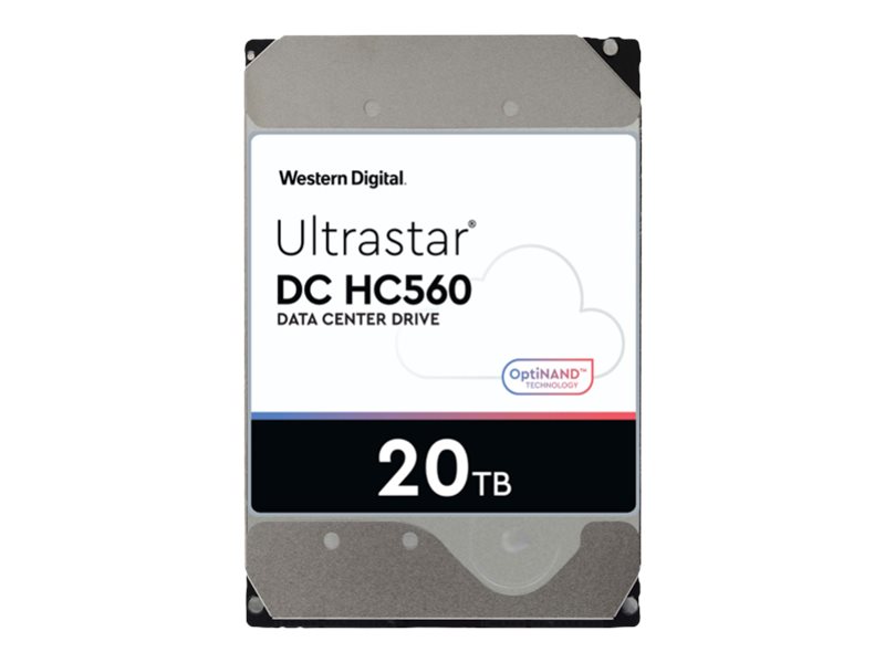 WUH722020BLE6L4 - WD Ultrastar DC HC560 WUH722020BLE6L4 - Festplatte - 20 TB - intern - 3.5" (8.9 cm)