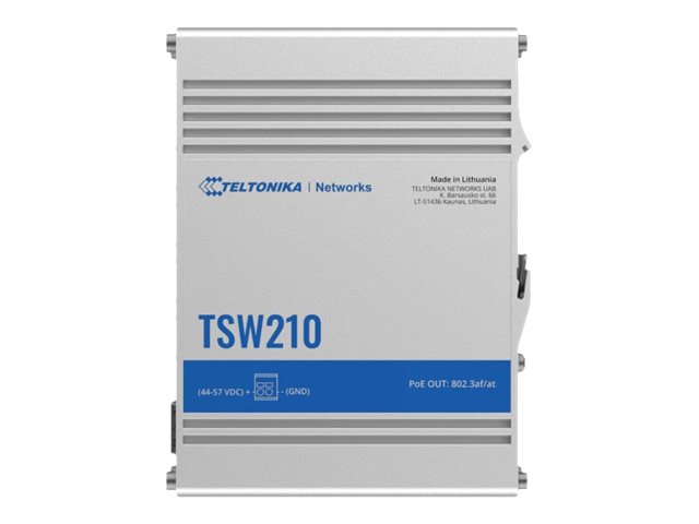 TSW210000010 - Teltonika TSW210 - Switch - industrielles Standardpaket