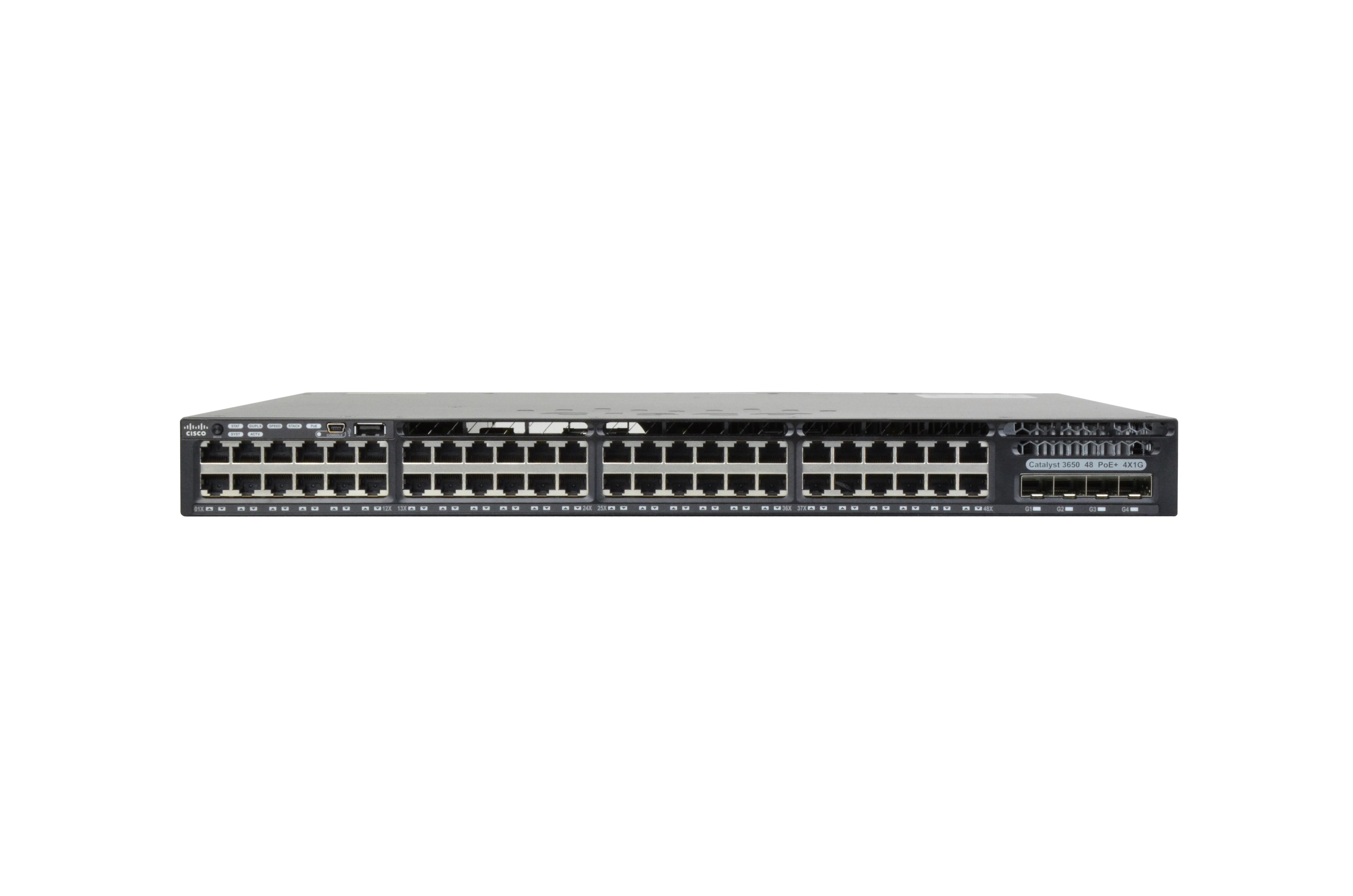 WS-C3650-48PS-S - Conmutador Cisco Catalyst 3650 - 48 puertos - Gestionado L3 - PoE+
