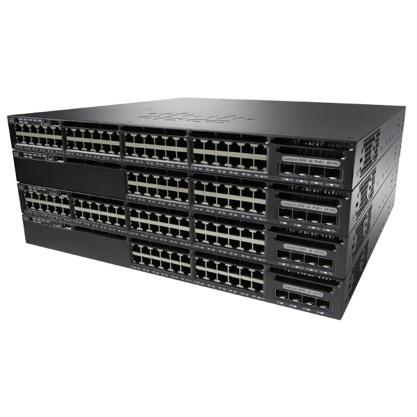 WS-C3650-48PQ-S - Conmutador Cisco Catalyst 3650 - 48 puertos - Gestionado de capa 3 - PoE+