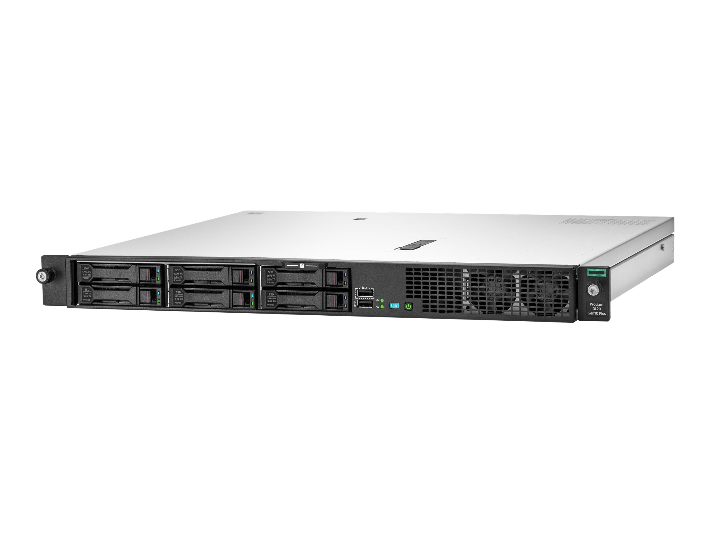 P44114-421 - HPE ProLiant DL20 Gen10 Plus Performance - Server - Rack-Montage - 1U - 1-Weg - 1 x Xeon E-2314 / 2.8 GHz - RAM 16 GB - SATA - Hot-Swap 6.4 cm (2.5")