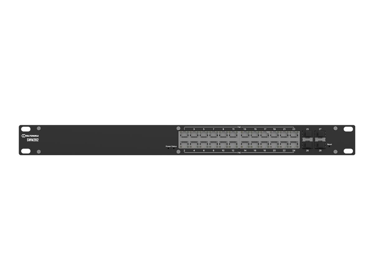 SWM282000000 - Teltonika SWM282 - Switch - L2+ - managed - 24 x 10/100/1000 (PoE+)